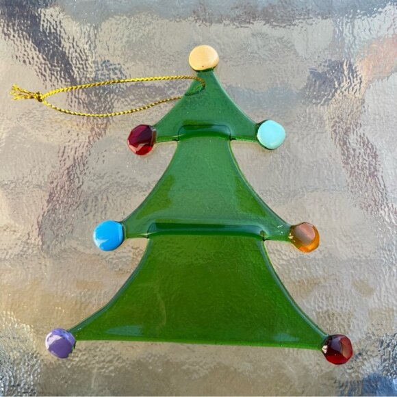 Glass Christmas Tree Ornaments Icicles Assortment of 5 - Picture 2 of 11